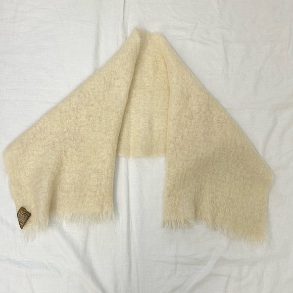 Donegal Design Mohair Wool Scarf Wrap Made in Ireland - Picture 2 of 13